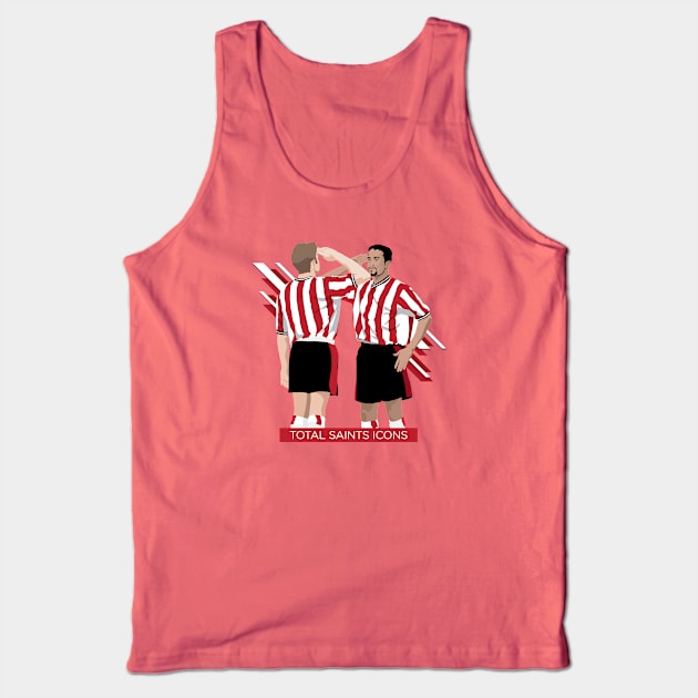 Salute Tank Top by Total Saints Icons